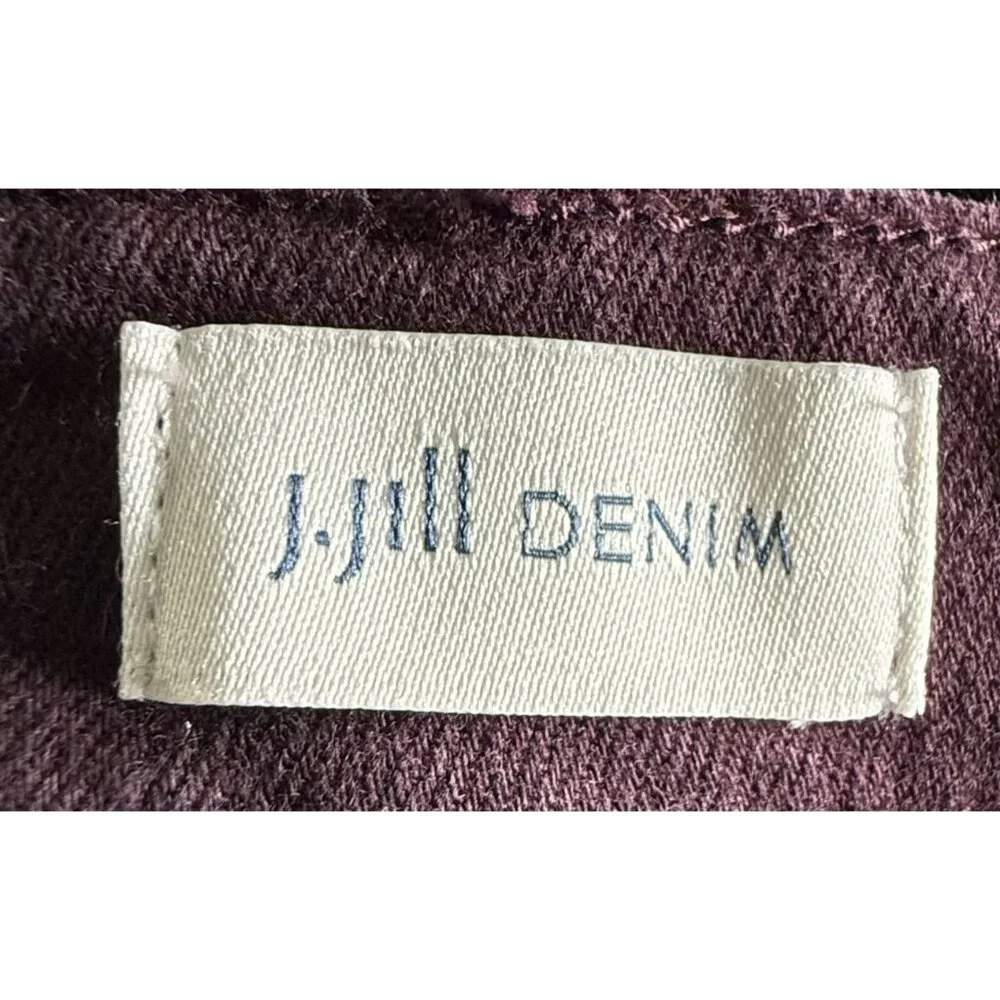 J.Jill Womens Purple Slim Ankle Denim Jeans Size 8T Authentic Fit